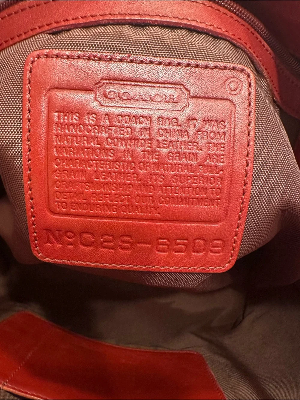 Coach pre owned